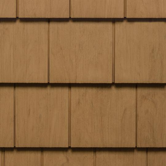 Cedar Impressions® Single 7" Perfection Polymer Shingle Siding - Cedar Grain Finish