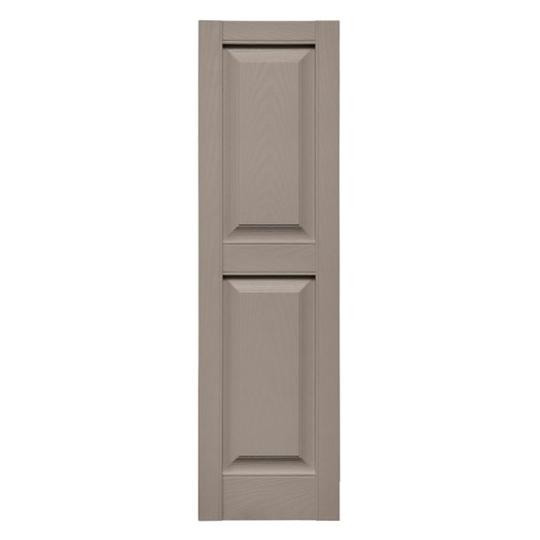 Standard Cottage Style Raised Panel Shutters (Pair)