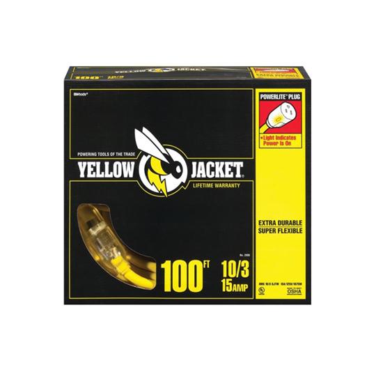 10/3 x 100' Yellow Jacket Extension Cord